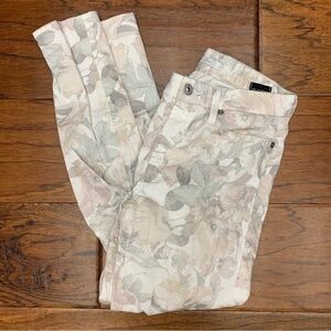 7 for‎ all mankind floral distressed jeans